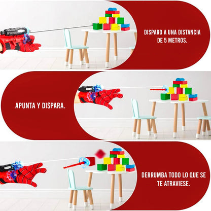 GUANTE de SPIDERMAN con telaraña